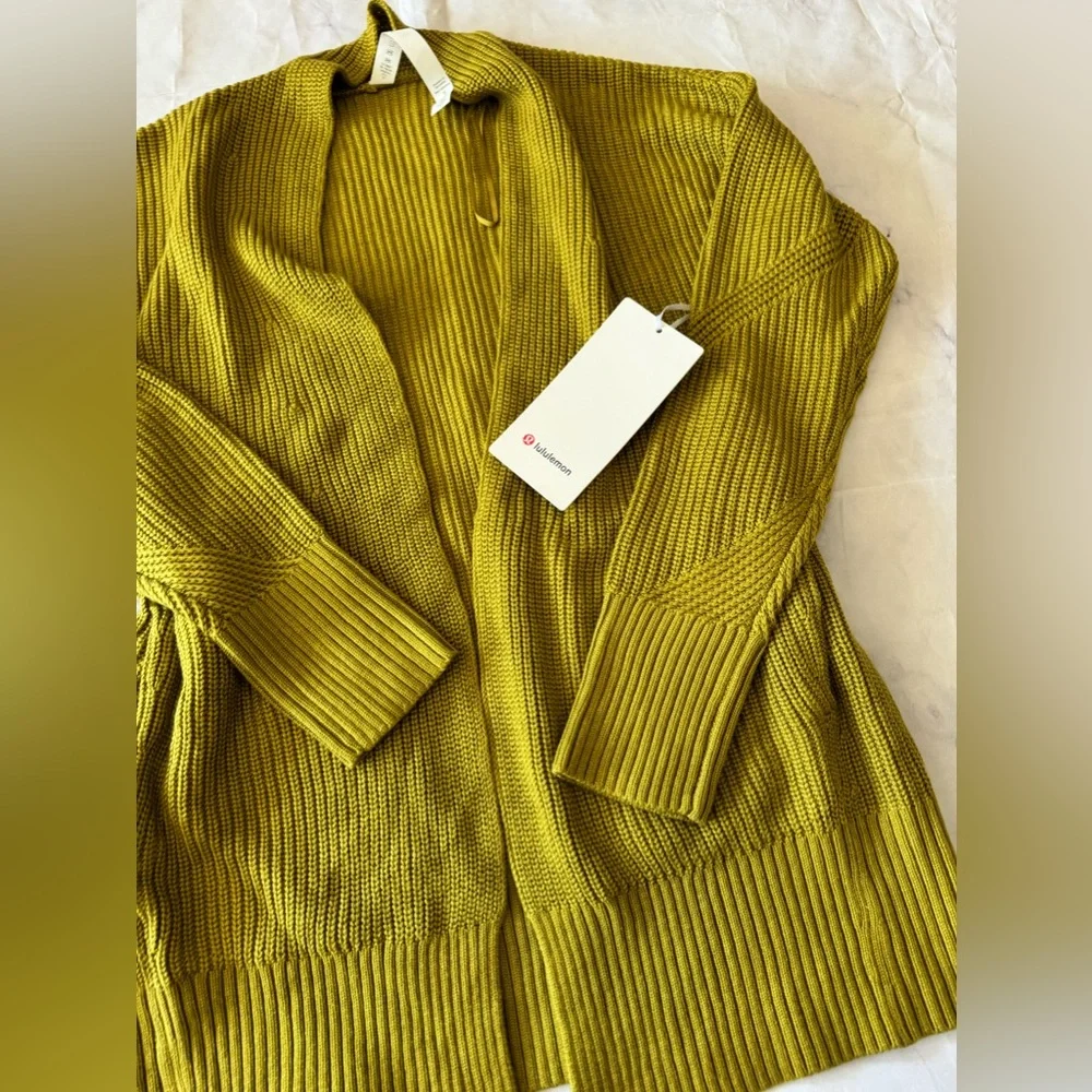 SOLD❤️🔥LULULEMON cashlu sweater wrap cardigan ✨ - Picture 8 of 16